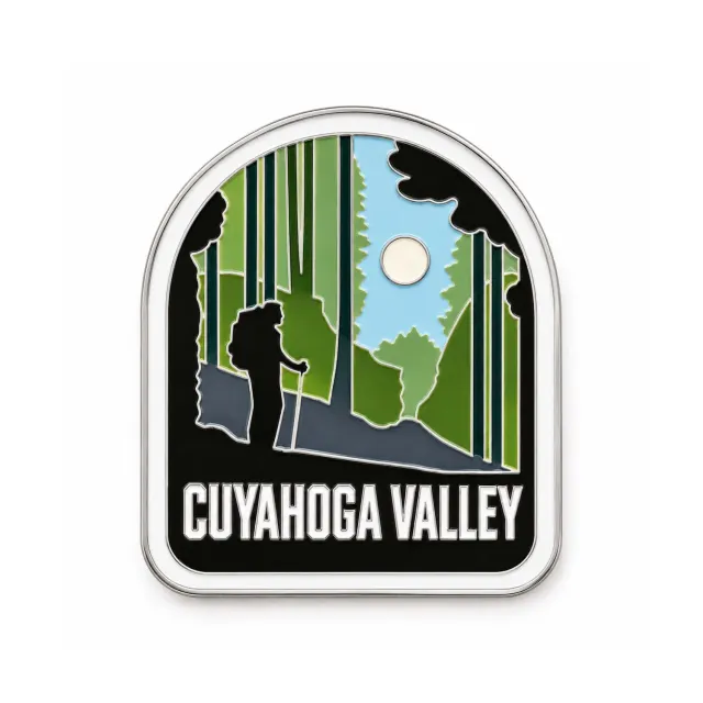 Vagabond Heart Cuyahoga Valley emaljepin hård emalje