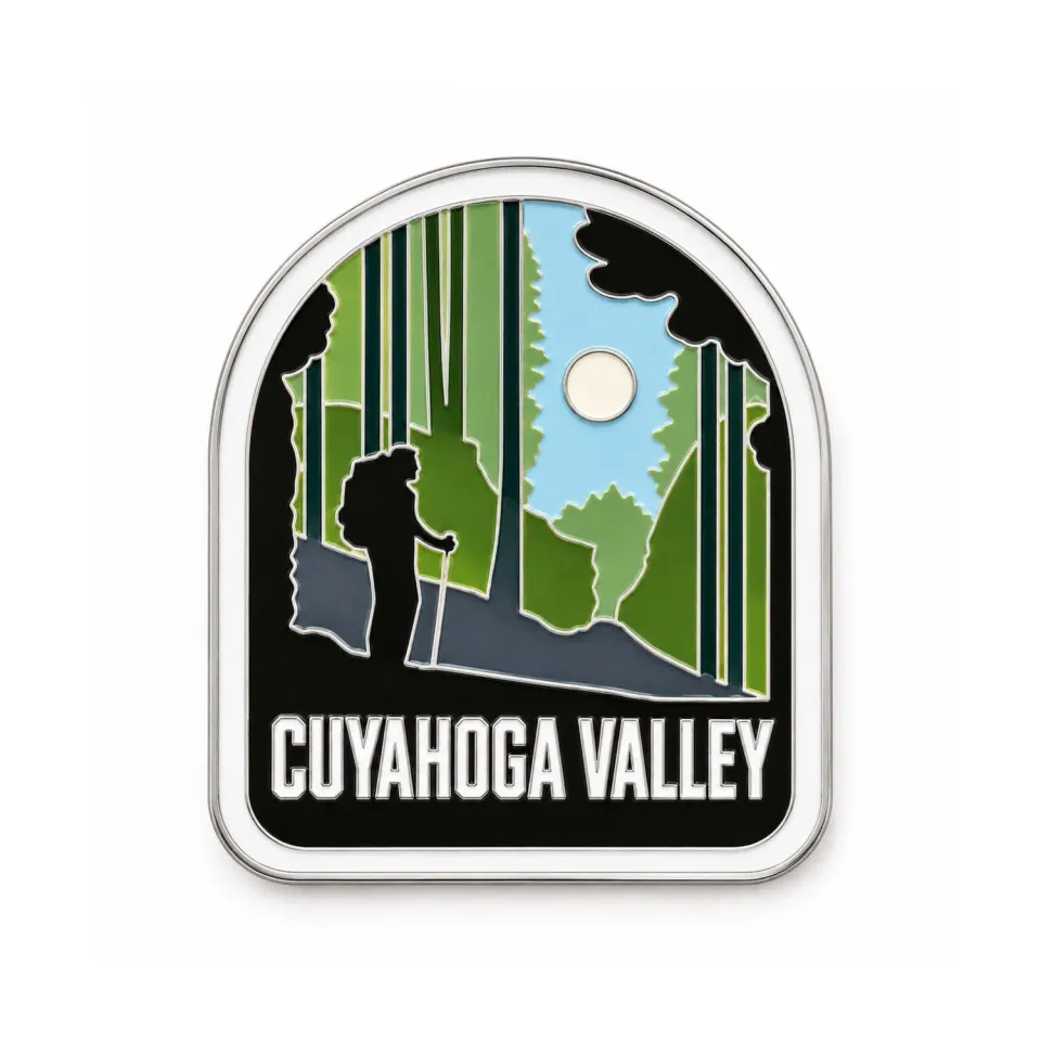 Vagabond Heart Cuyahoga Valley emaljepin hård emalje