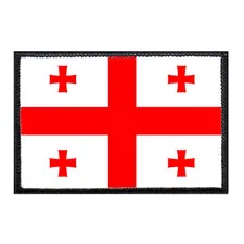 Pull Patch Georgian Flag patch farve velcro