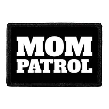 Pull Patch Mom Patrol patch med velcro 1 stk – patrulje
