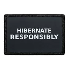 Pull Patch Hibernate Responsibly patch 76x51 mm vinter