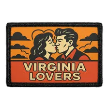 Pull Patch Virginia Lovers patch velcro 3x2 humor