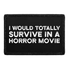 Pull Patch Horror Movie patch 7,6x5 cm velcro