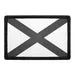 Pull Patch Alabama State Flag patch sort-hvid velcro