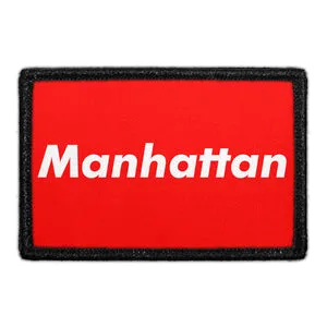 Pull Patch Manhattan Red patch med velcro – rød