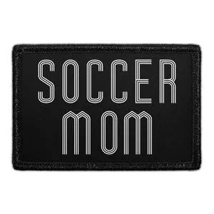 Pull Patch Soccer Mom patch velcro 76x51 mm