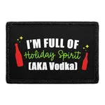 Pull Patch Holiday Spirit Vodka patch med velcro