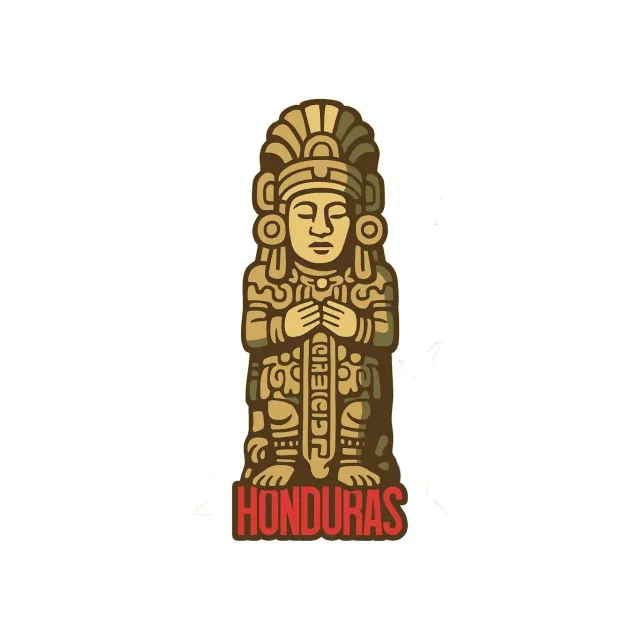 Vagabond Heart Honduras klistermærke mat vinyl