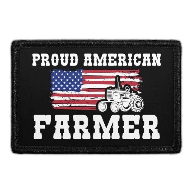 Pull Patch Proud American Farmer patch med velcro