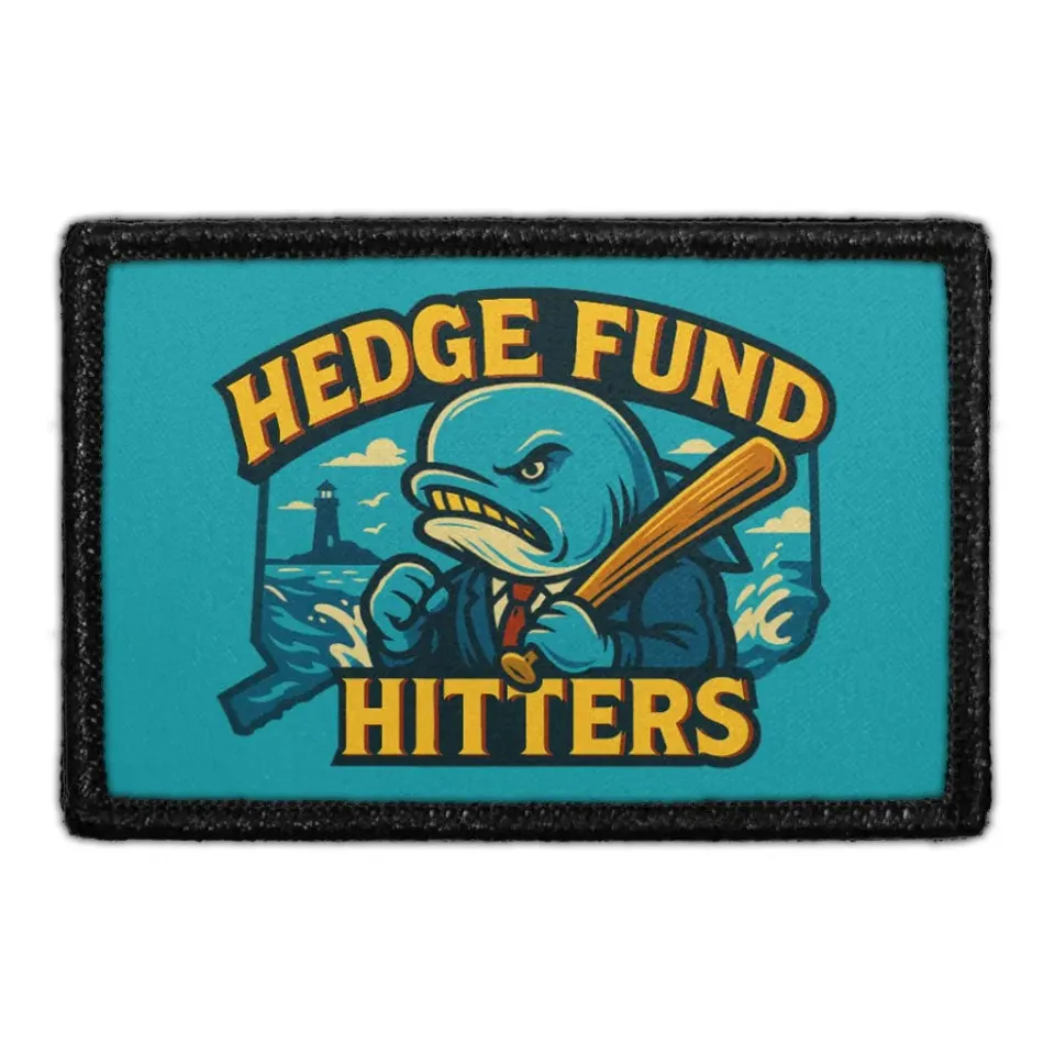 Pull Patch Hedge Fund Hitters patch 3x2 velcro