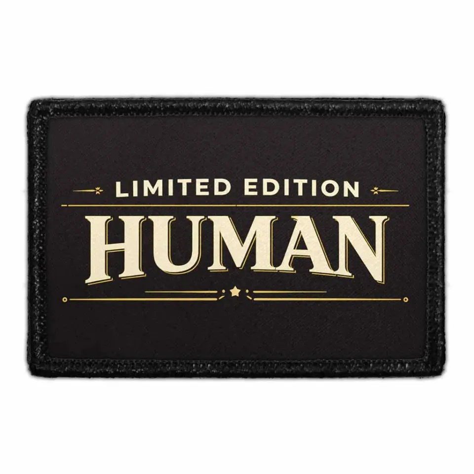 Pull Patch Limited Edition Human patch med velcro – citat