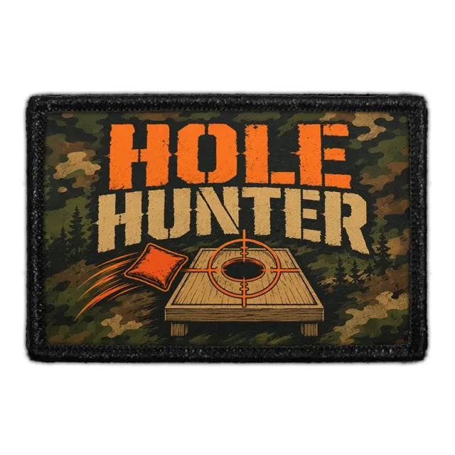 Pull Patch Hole Hunter patch med velcro 7,6x5 cm