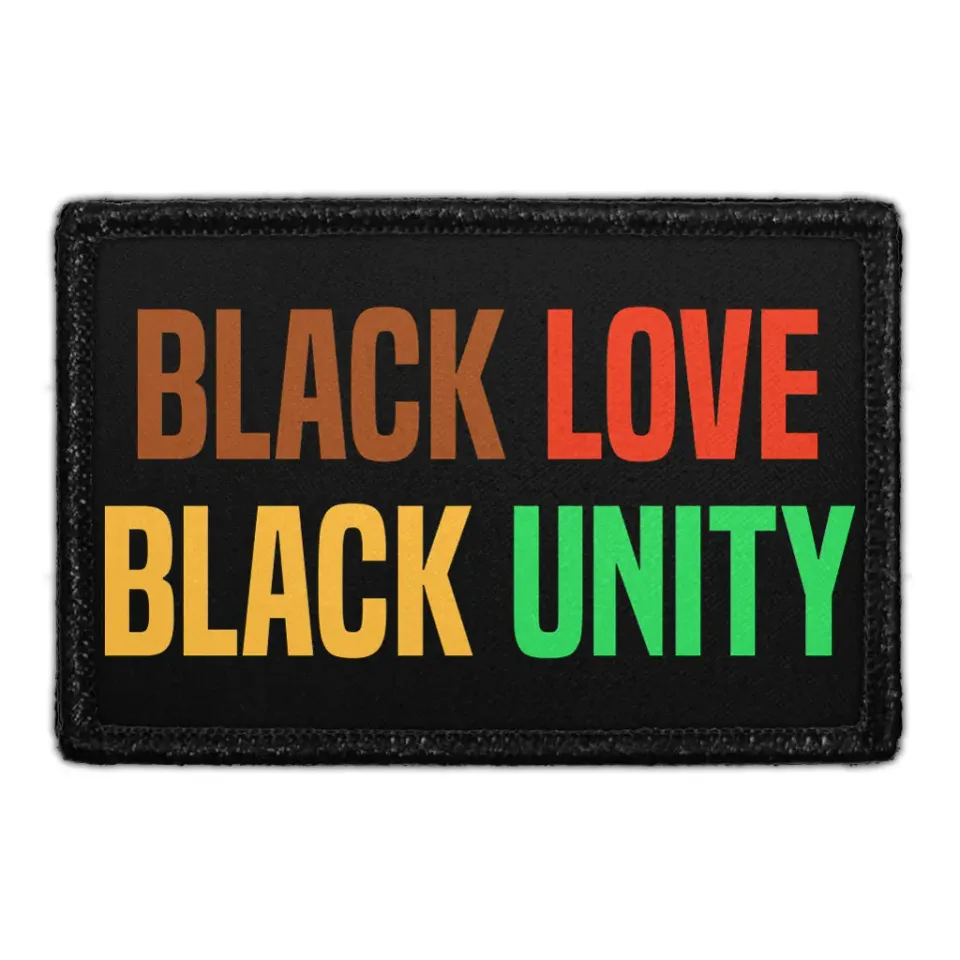 Pull Patch Black Is Beautiful Kwanzaa patch velcro 7,6 cm
