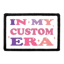 Pull Patch Custom In My Custom Era lap med tekst velcro