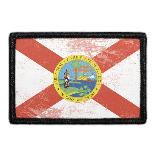 Pull Patch Florida State Flag velcromærke farve