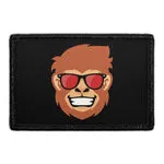 Pull Patch Gorilla With Sunglasses patch med velcro
