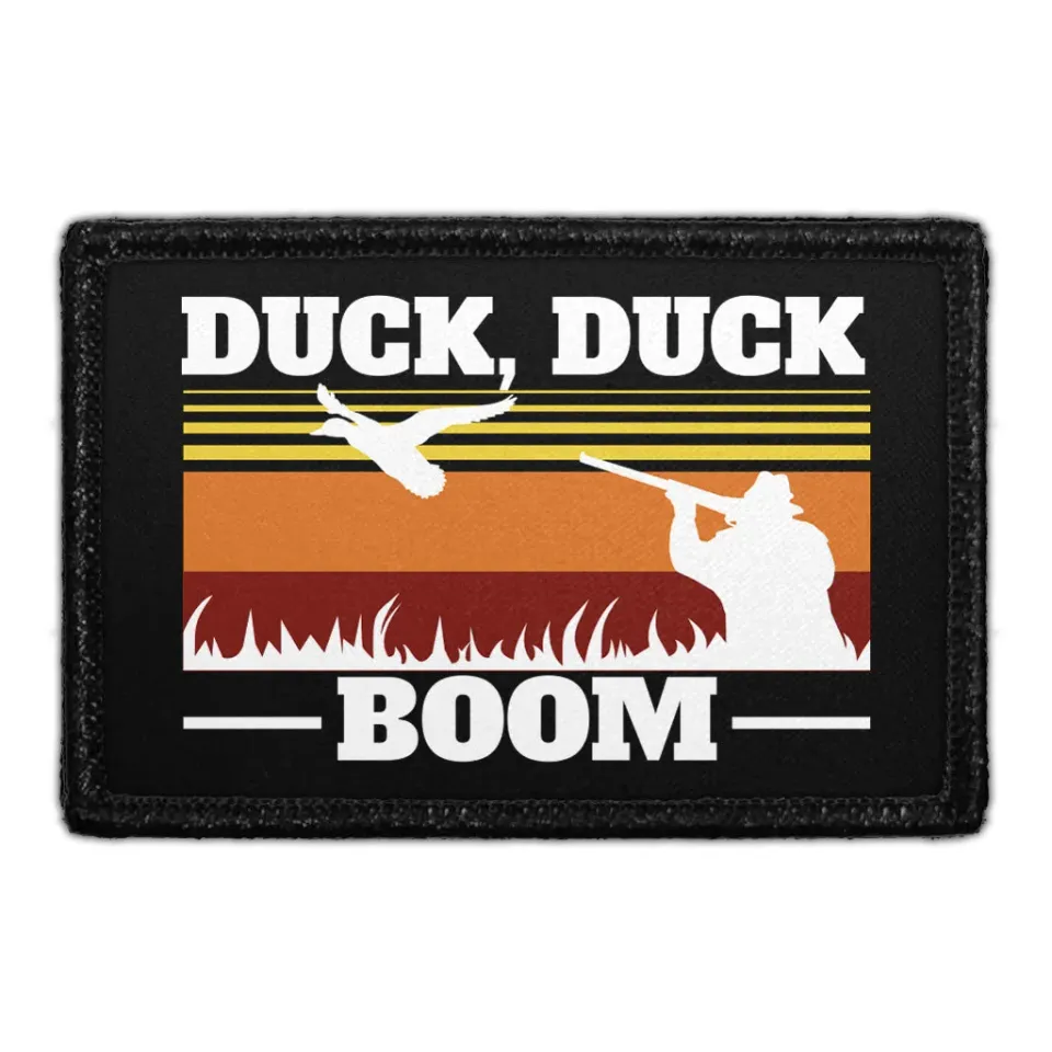 Pull Patch Duck Duck Boom Sunset patch velcro solnedgang