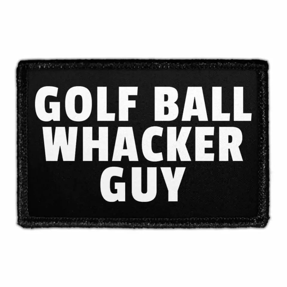 Pull Patch Golf Ball Whacker Guy patch