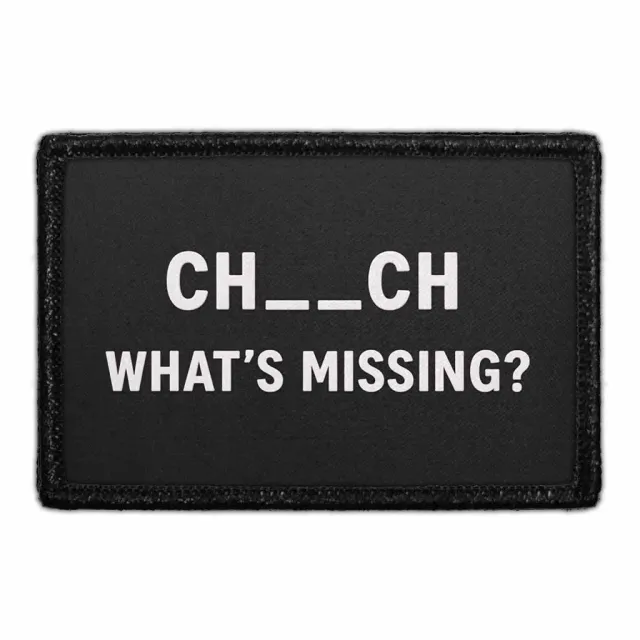 Pull Patch CH__CH What's Missing patch 3x2 kirke