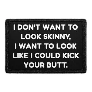 Pull Patch Kick Your Butt patch med velcro 3x2" styrke