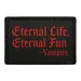 Pull Patch Eternal Life patch 76x51 mm velcro