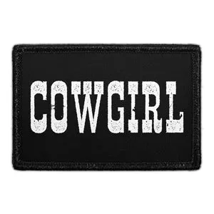 Pull Patch Cowgirl patch med velcro 76 mm