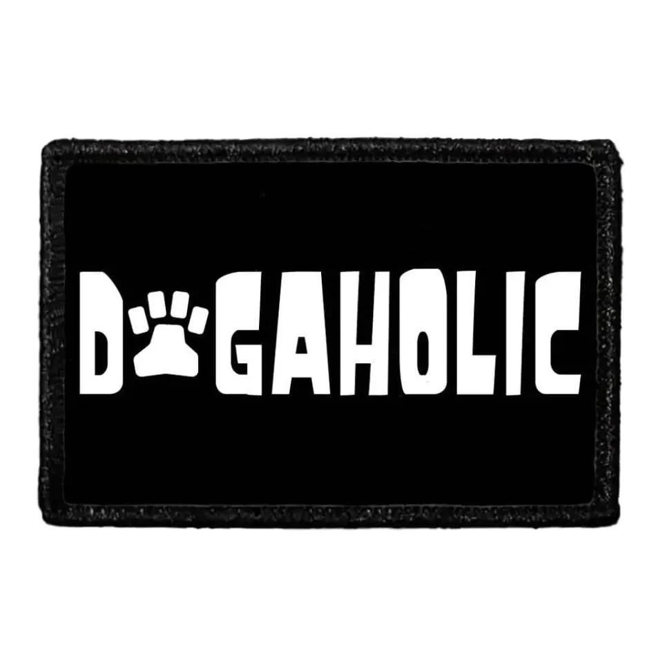Pull Patch Dogaholic patch med velcro