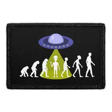 Pull Patch Alien Evolution of Man patch velcro