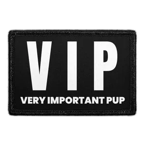 Pull Patch V.I.P. Very Important Pup patch med velcro