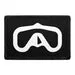 Pull Patch Diver Mask patch velcro 7,6x5 cm