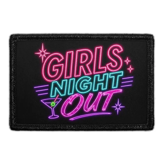 Pull Patch Girls Night Out patch 3x2 polterabend