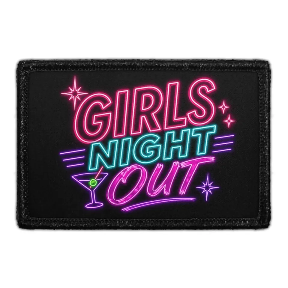 Pull Patch Girls Night Out patch 3x2 polterabend