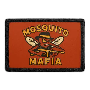 Pull Patch Mosquito Mafia patch 76x51 mm sort kant