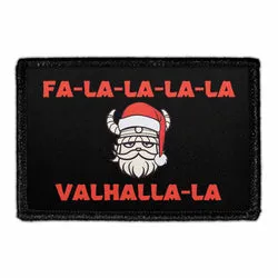 Pull Patch Christmas Viking patch 76x51 mm sjov