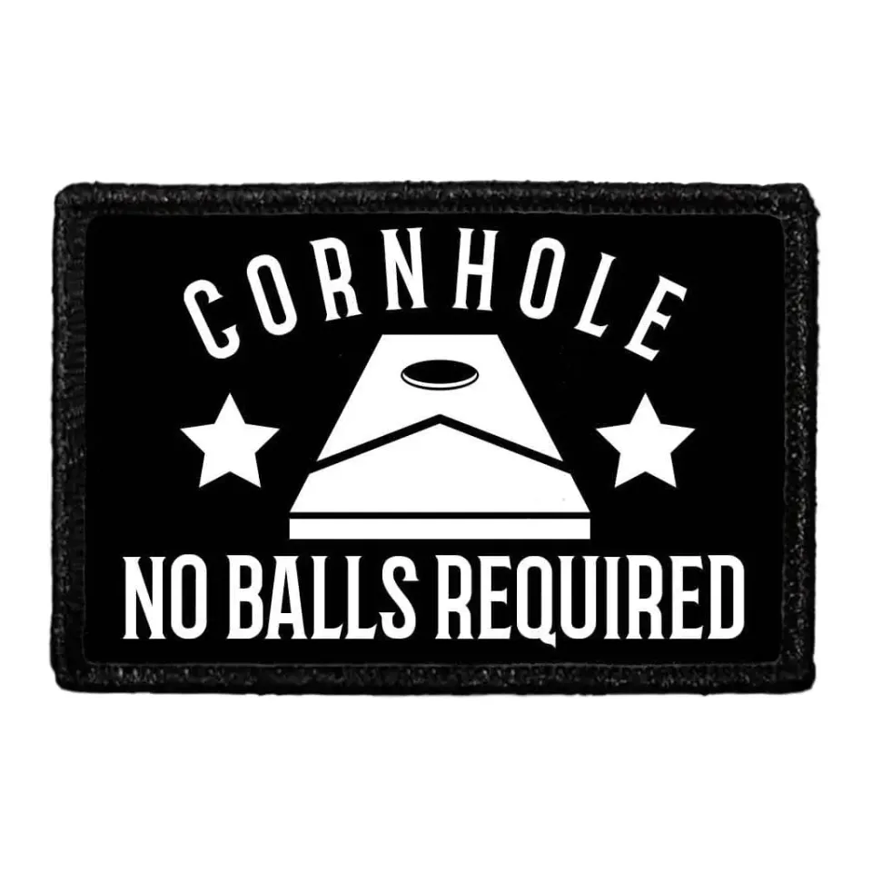 Pull Patch Cornhole No Balls Required patch med velcro humor