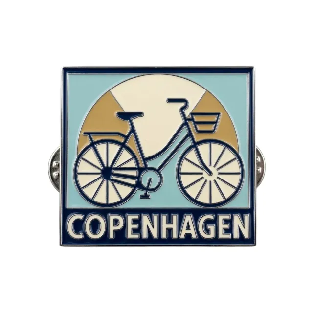 Vagabond Heart Copenhagen emaljepin 22x25 mm souvenir