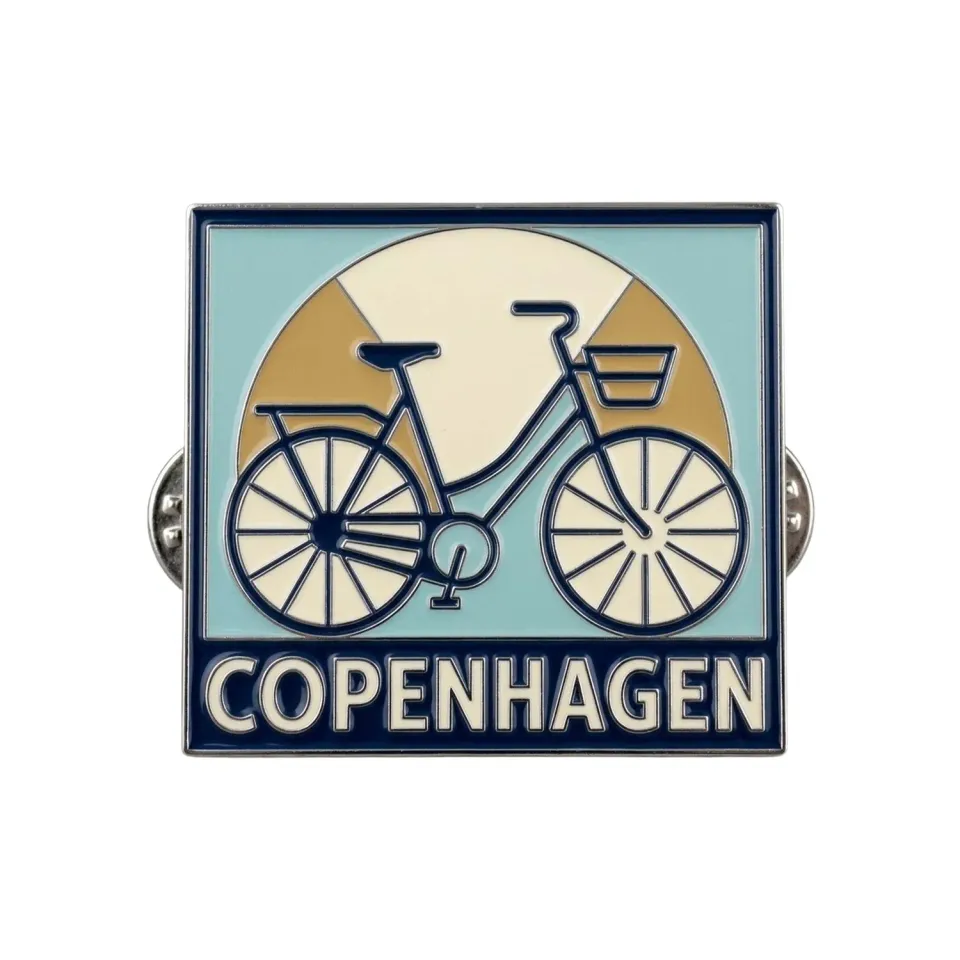 Vagabond Heart Copenhagen emaljepin 22x25 mm souvenir
