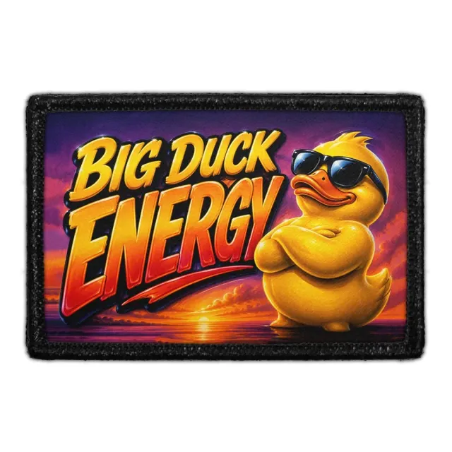 Pull Patch Big Duck Energy patch med velcro andemotiv