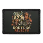 Pull Patch Route 66 Rejects patch velcro 7,6x5 cm