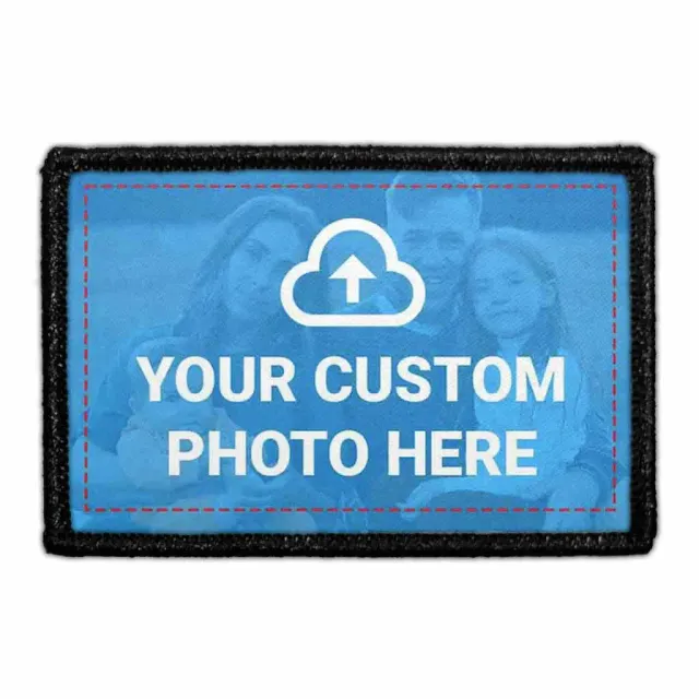 Pull Patch Custom Photo velcromærke med eget billede