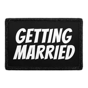 Pull Patch Getting Married patch med velcro