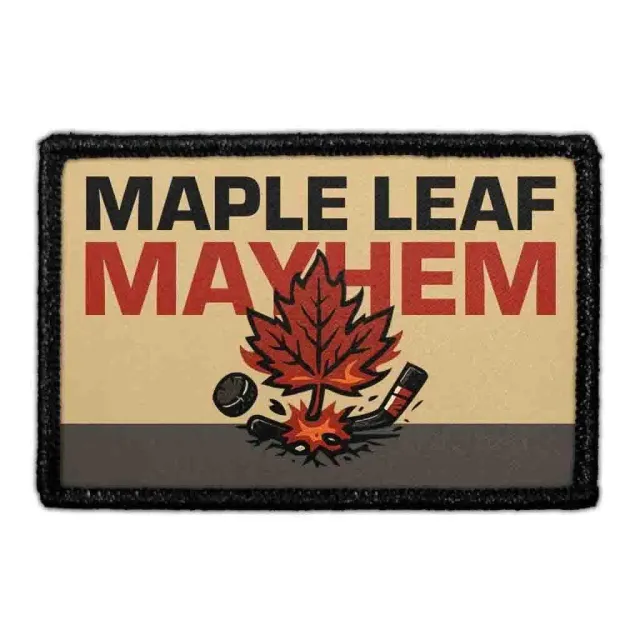 Pull Patch Maple Leaf Mayhem patch med velcro – Canada