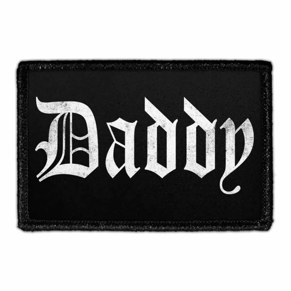Pull Patch Daddy Old English velcropatch far