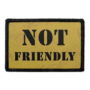 Pull Patch Not Friendly patch med velcro