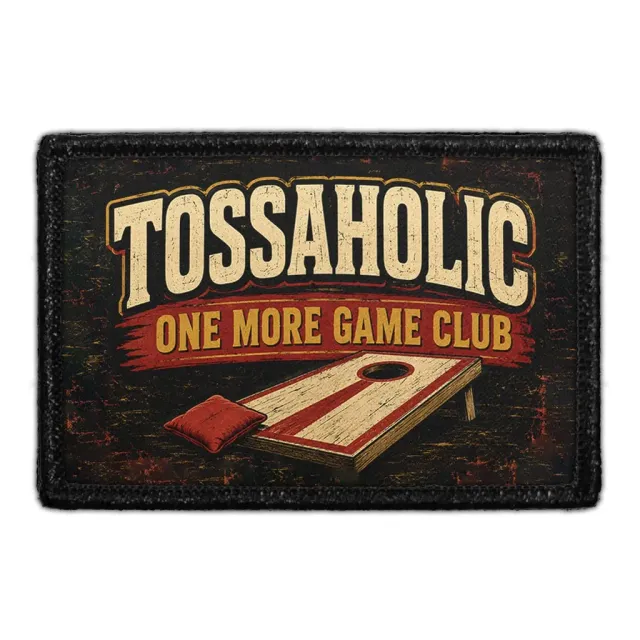 Pull Patch Tossaholic patch med velcro cornhole