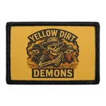 Pull Patch Yellow Dirt Demons patch 7,6x5,1 cm velcro
