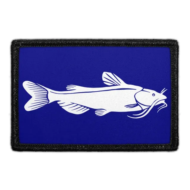 Pull Patch Catfish patch med velcro fiskemotiv