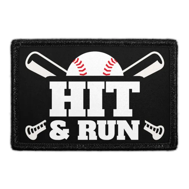 Pull Patch Hit & Run patch med velcro 1 stk – baseball