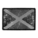 Pull Patch Jamaica Flag patch sort-hvid velcro