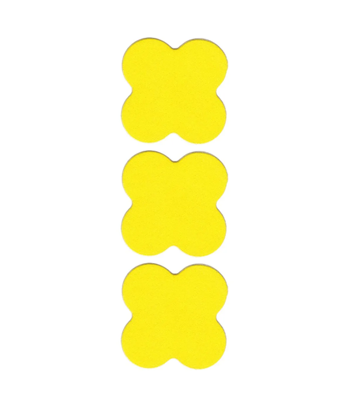 FabPatch Stretch Yellow Flowers lapper 3-pak gul